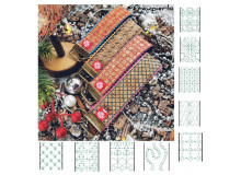 ADVENTSKALENDER 12. Dezember - Stickserie ITH - Schlüsselbänder Quilt Motive ITH